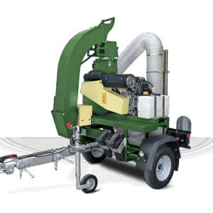 NEGRI Laubsauger T21 / Benzin-Laubsauger mit Zugelassenes Straßenfahrwerk