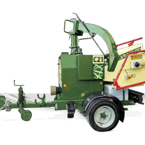 NEGRI Holzhäcksler C21 / Häcksler mit Straßenfahrwerk für Traktor – Bild 2