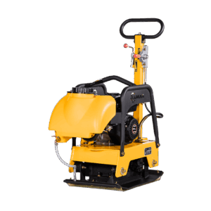 LUMAG RPi25N - Rüttelplatte reversierbar mit 131 kg inkl. Transportfahrwerk und Gummimatte