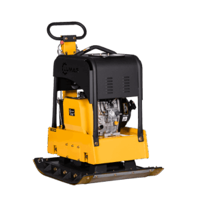 LUMAG RPi38D - Rüttelplatte reversierbar mit 292 kg inkl. Transportfahrwerk und Gummimatte – Bild 2