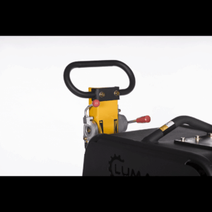 LUMAG RPi38D - Rüttelplatte reversierbar mit 292 kg inkl. Transportfahrwerk und Gummimatte – Bild 6